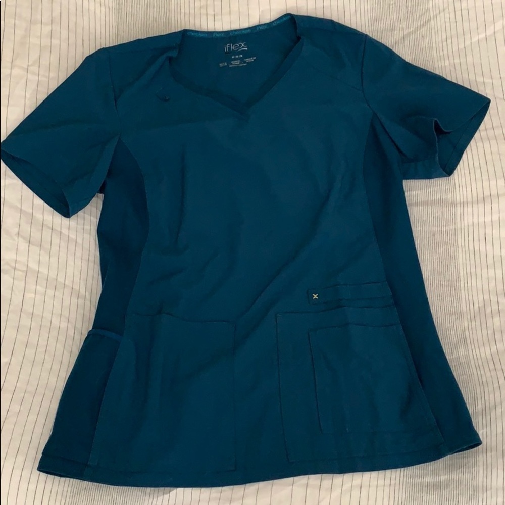 Cherokee iflex Scrub Top - Teal
